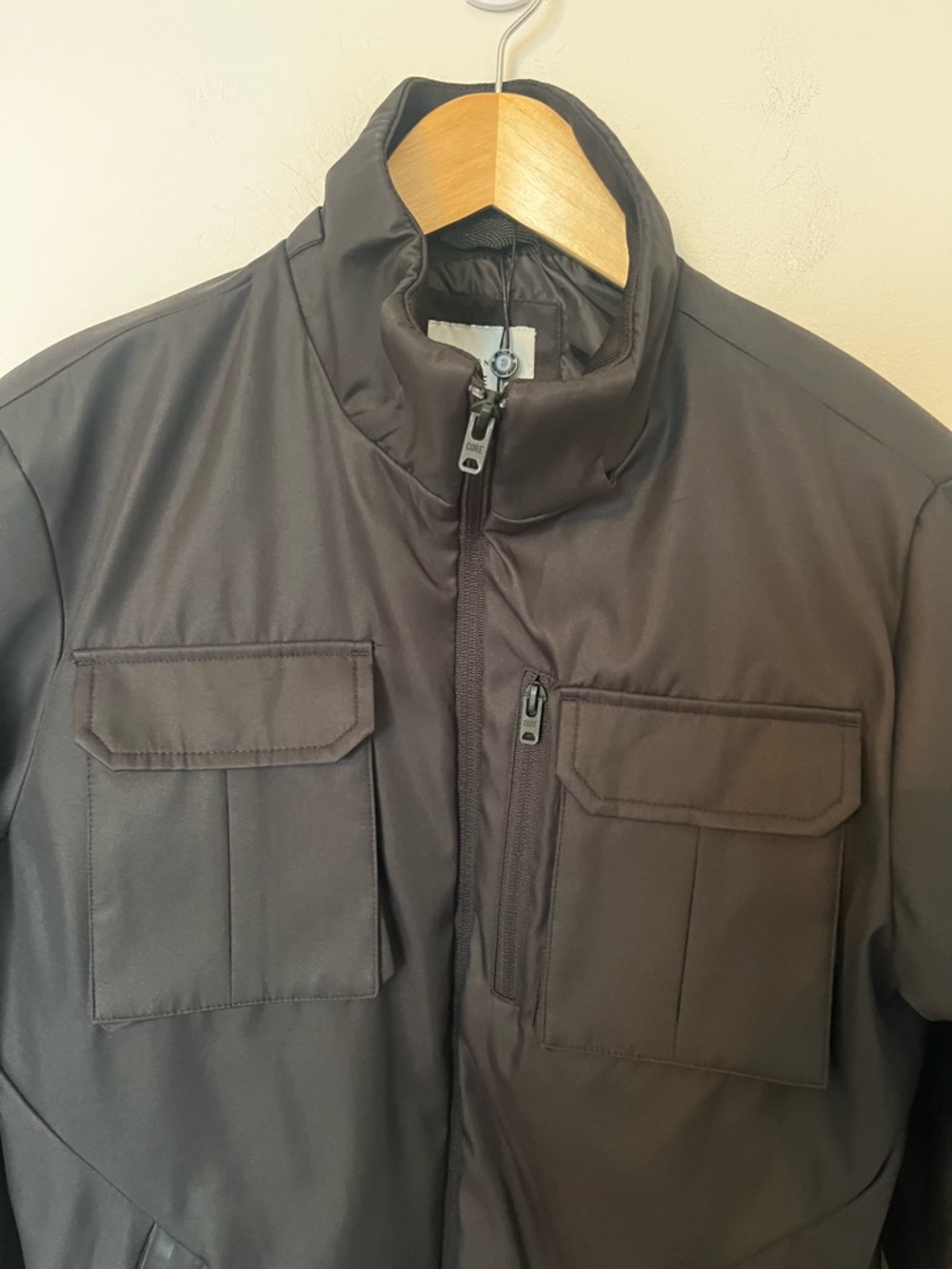 Jack & Jones Utility Jacket Black Water Repellent Windproof Men’s M - Picture 4 of 14
